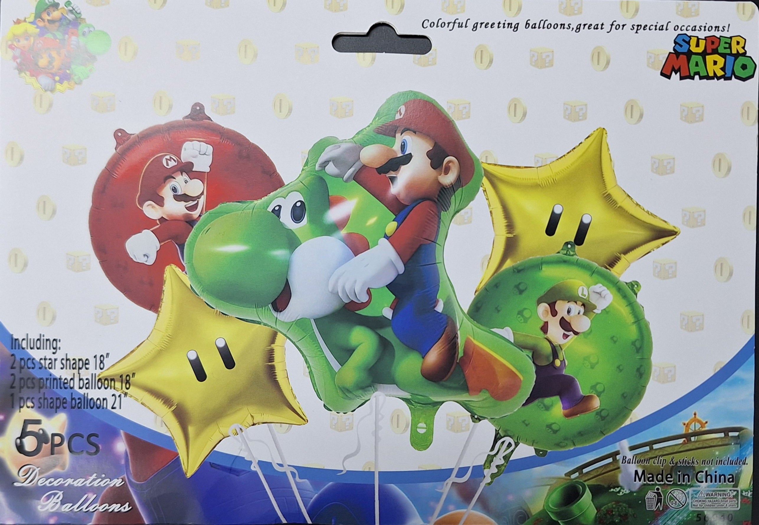 Globos de Cumpleaños 5 Pcs