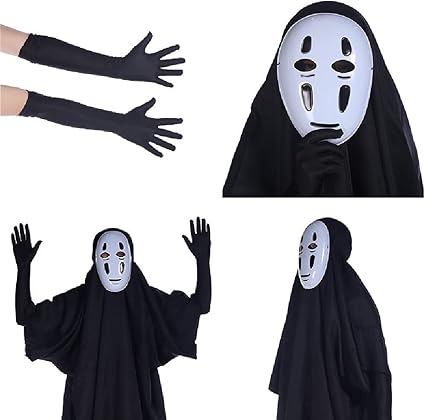 Disfraz cosplay de sin cara de el viaje de chihiro