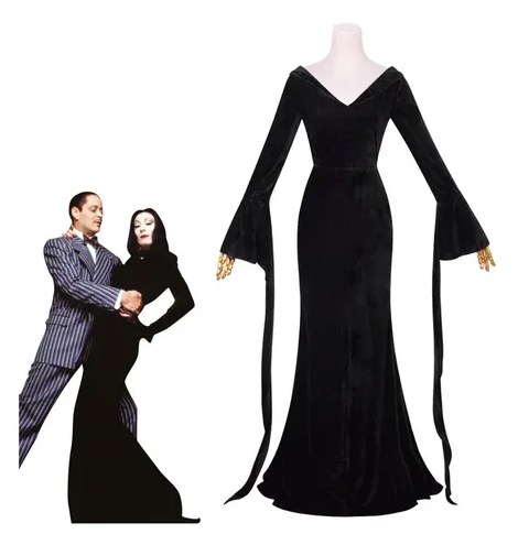 Disfraz Cosplay de Morticia Addams