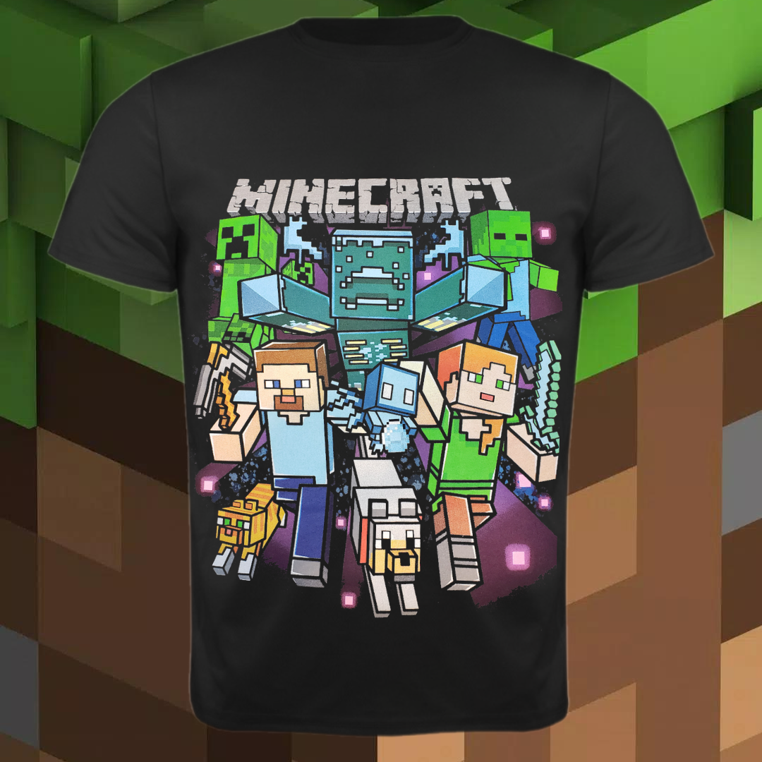 polera minecraft 2