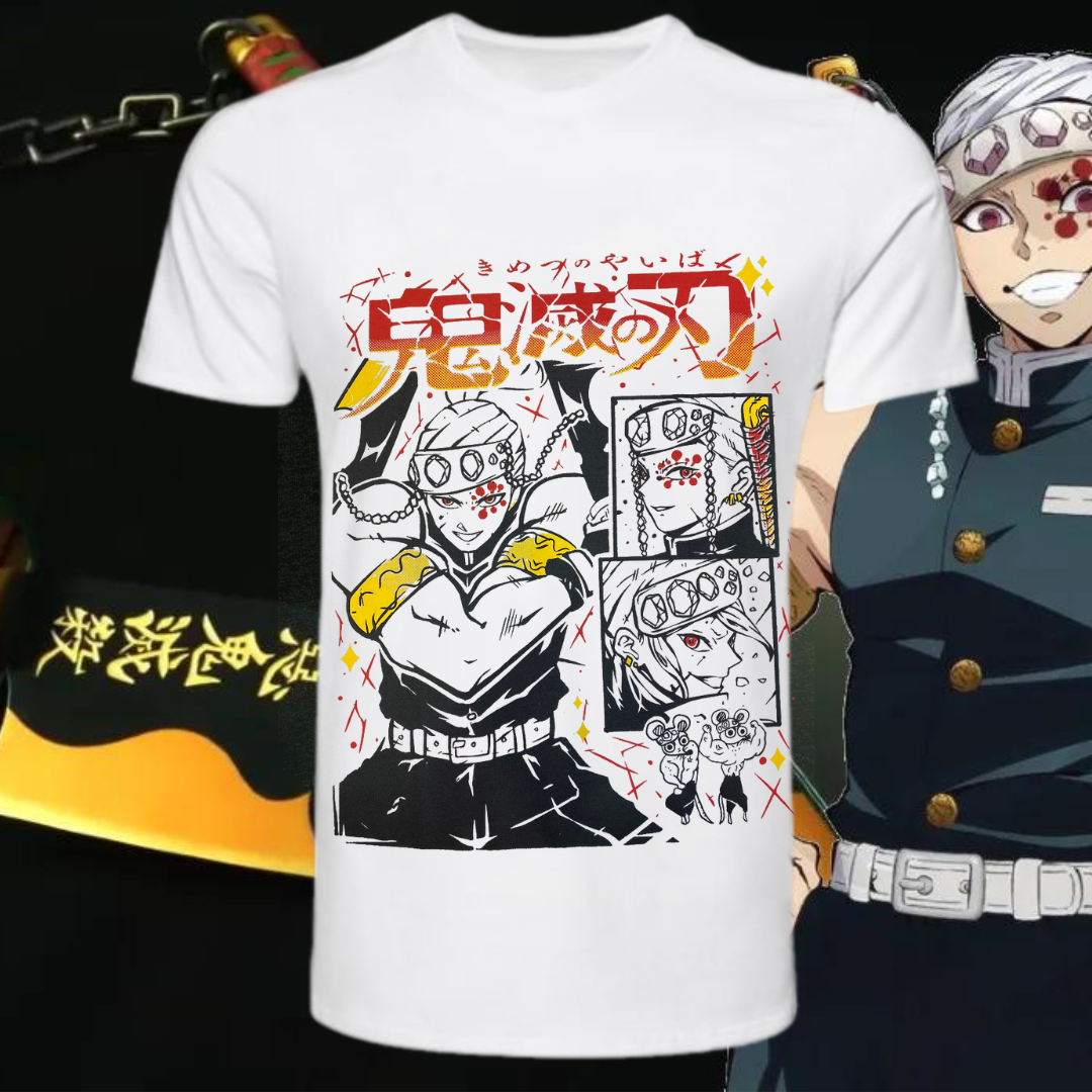 polera Tengen Uzui Kimetsu no yaiba
