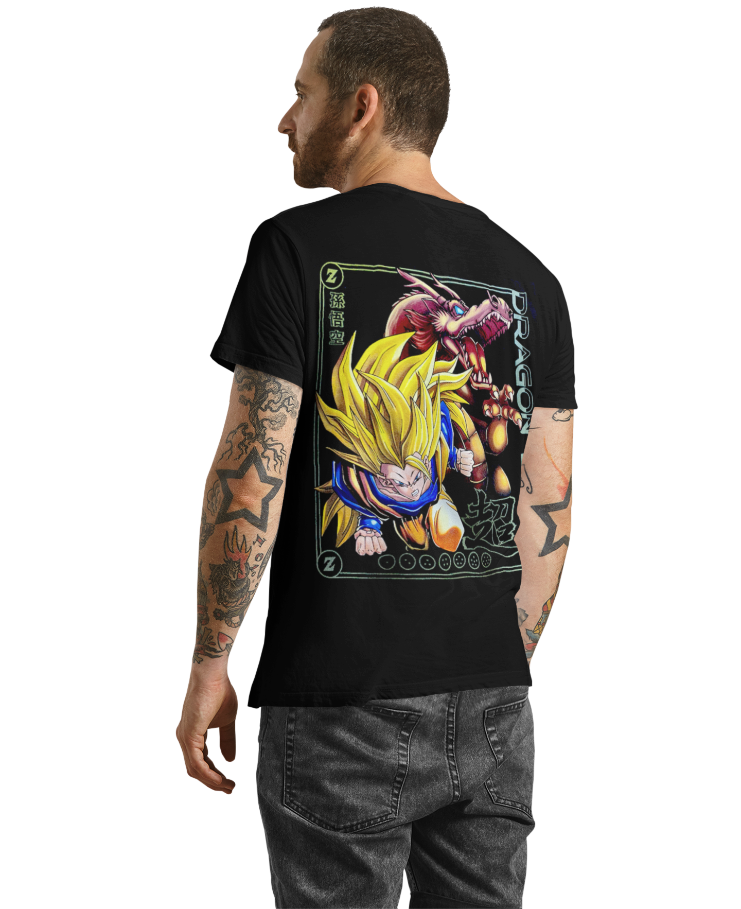 Polera dragon ball goku fases