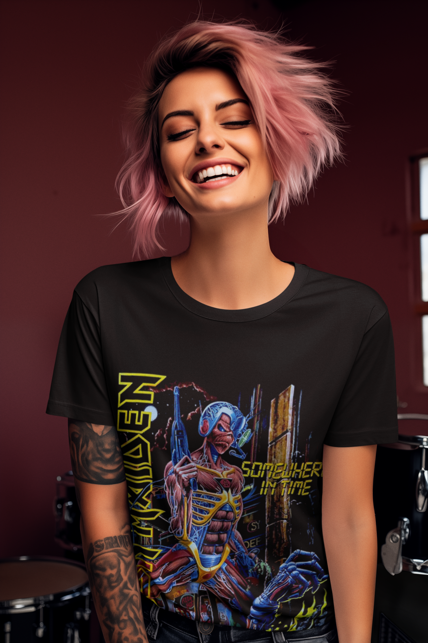 Polera Iron Maiden Somewhere in time