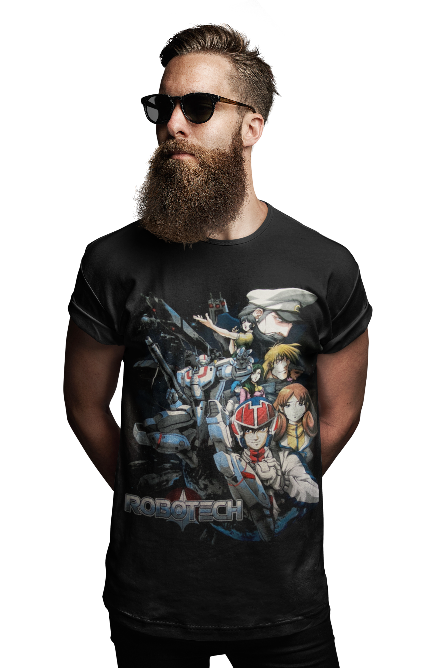polera robotech personajes