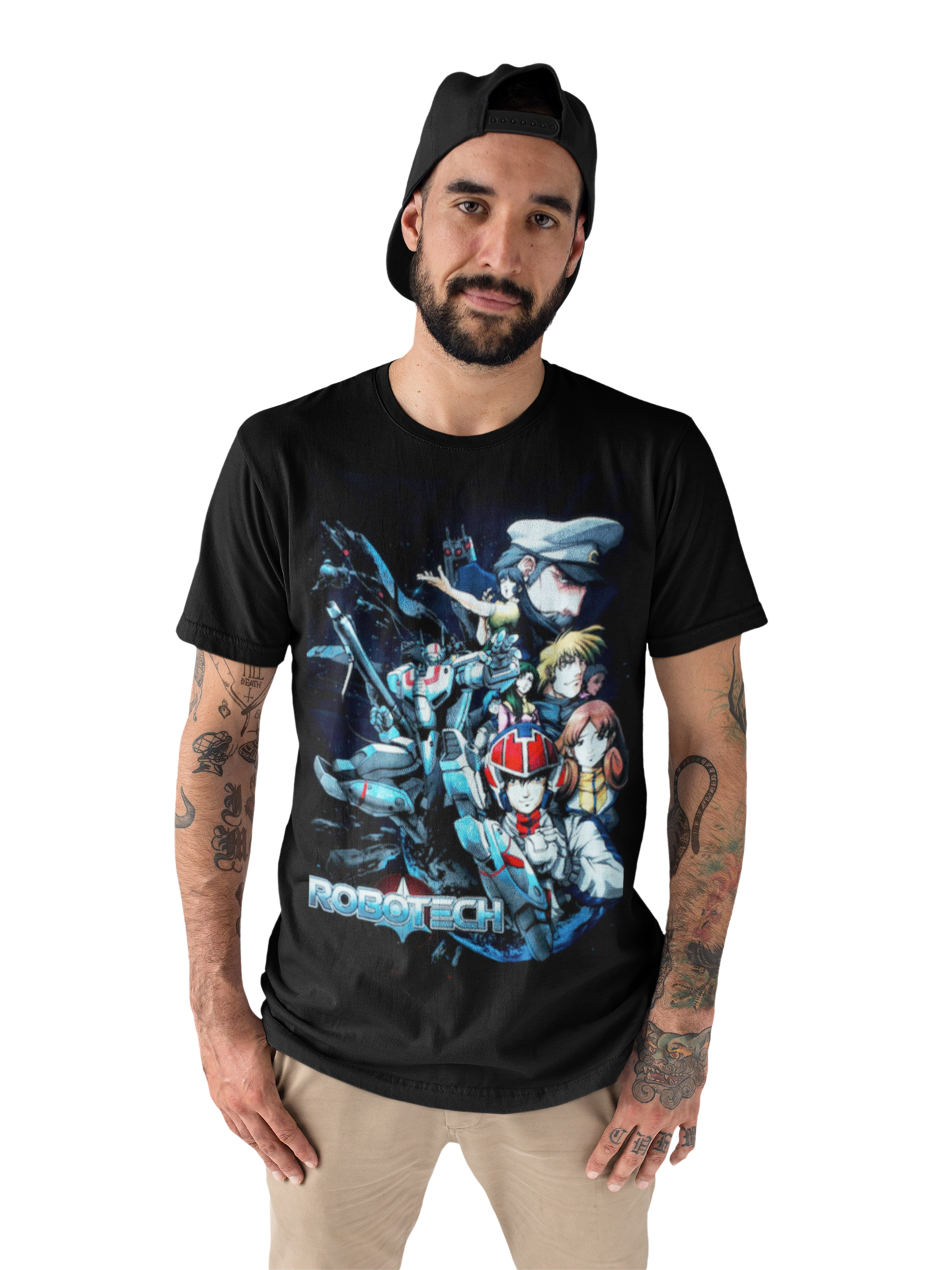 polera robotech personajes