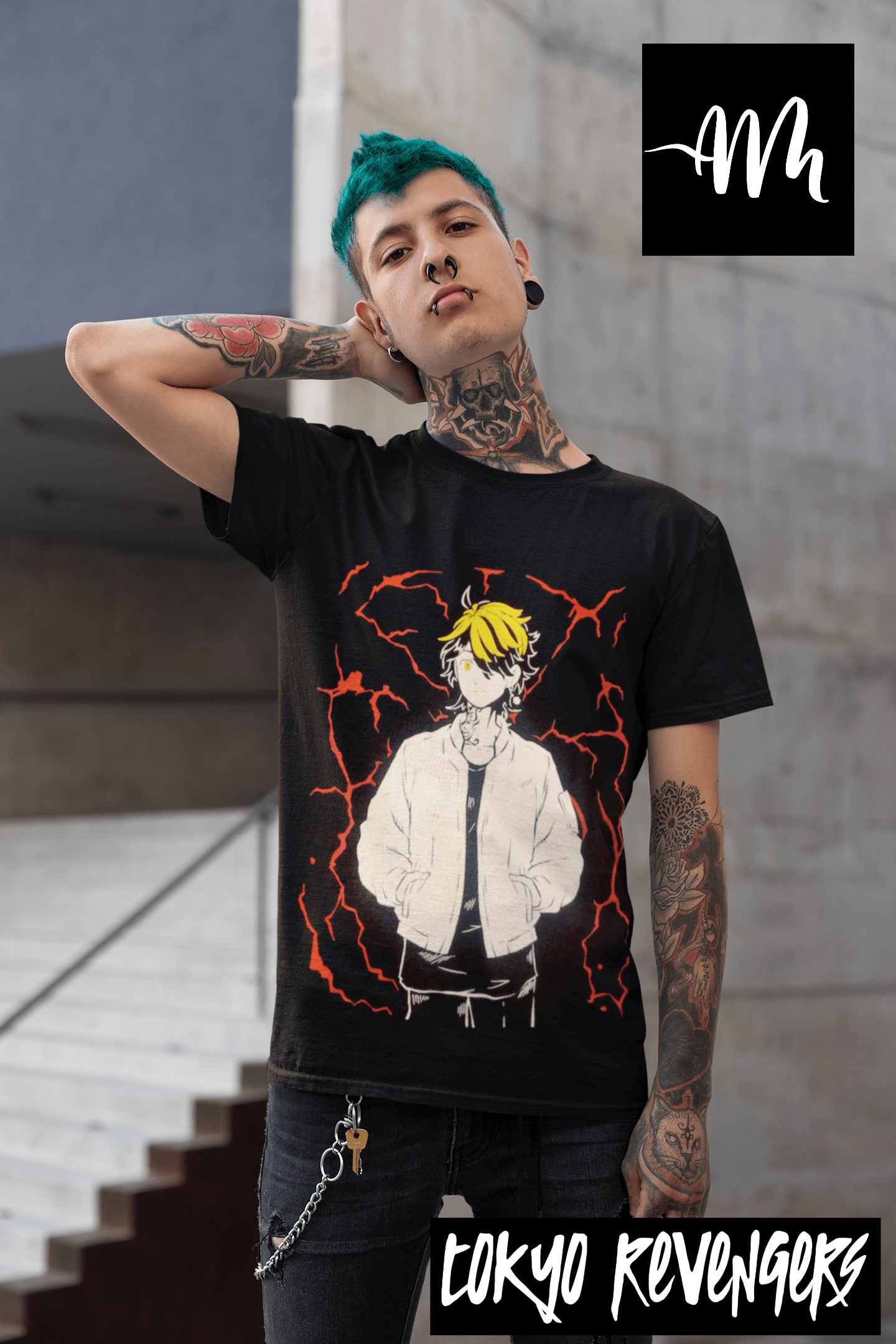 Polera Tokyo revengers Kazutora - amplitudmodulada