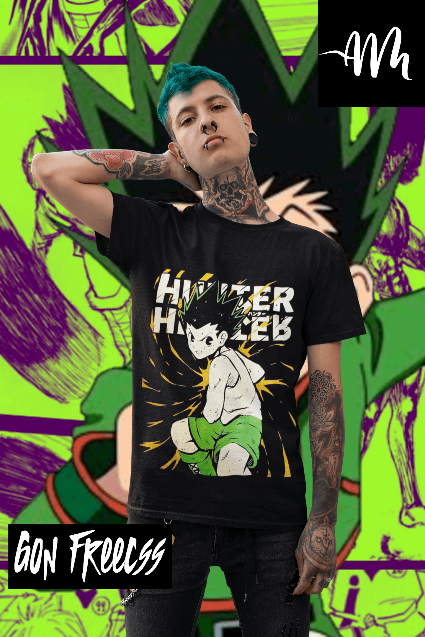 Polera Hunter x Gon Freecss - amplitudmodulada