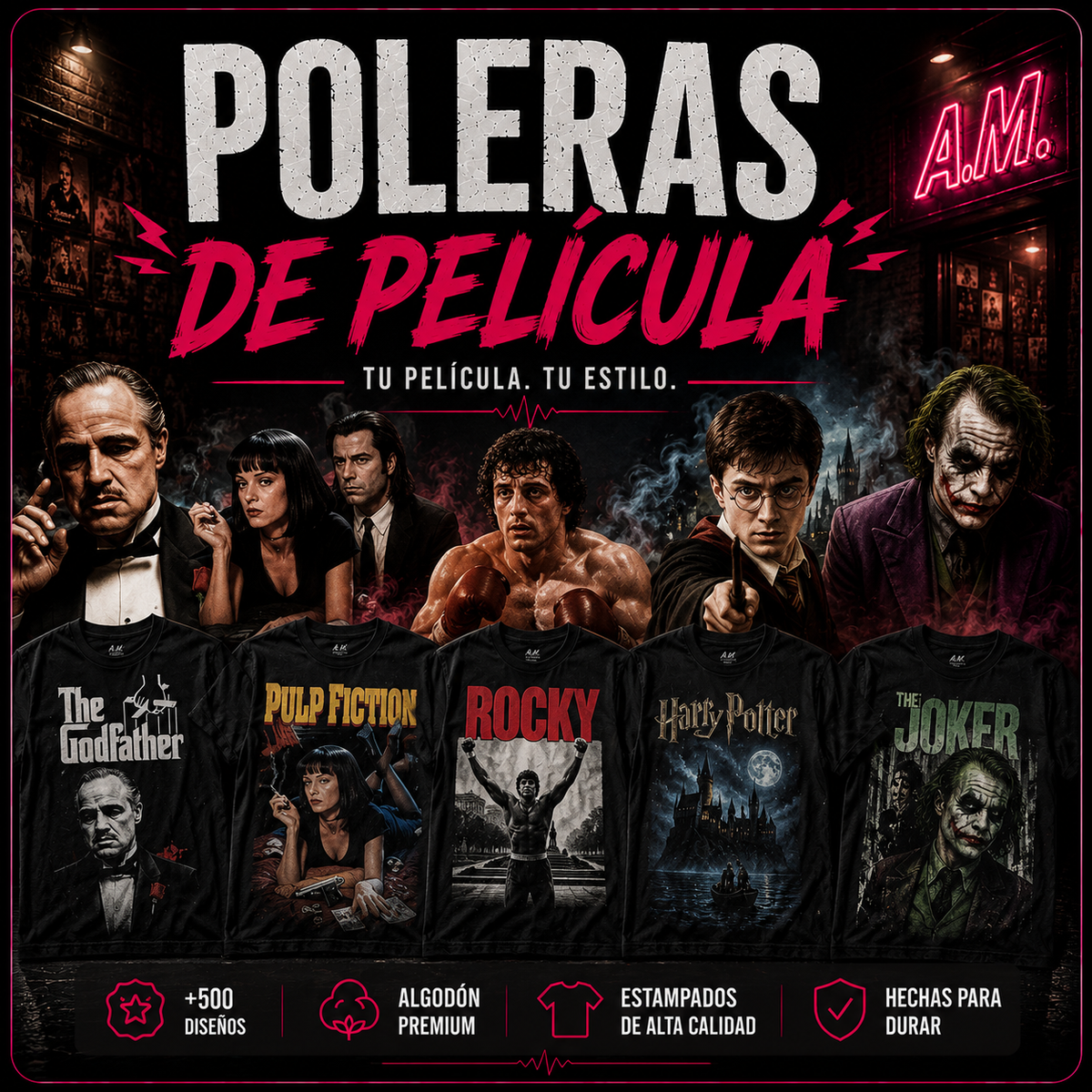 Poleras de Peliculas - amplitudmodulada