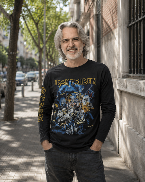 Camiseta Iron Maiden Beast Of The Beast Manga Larga