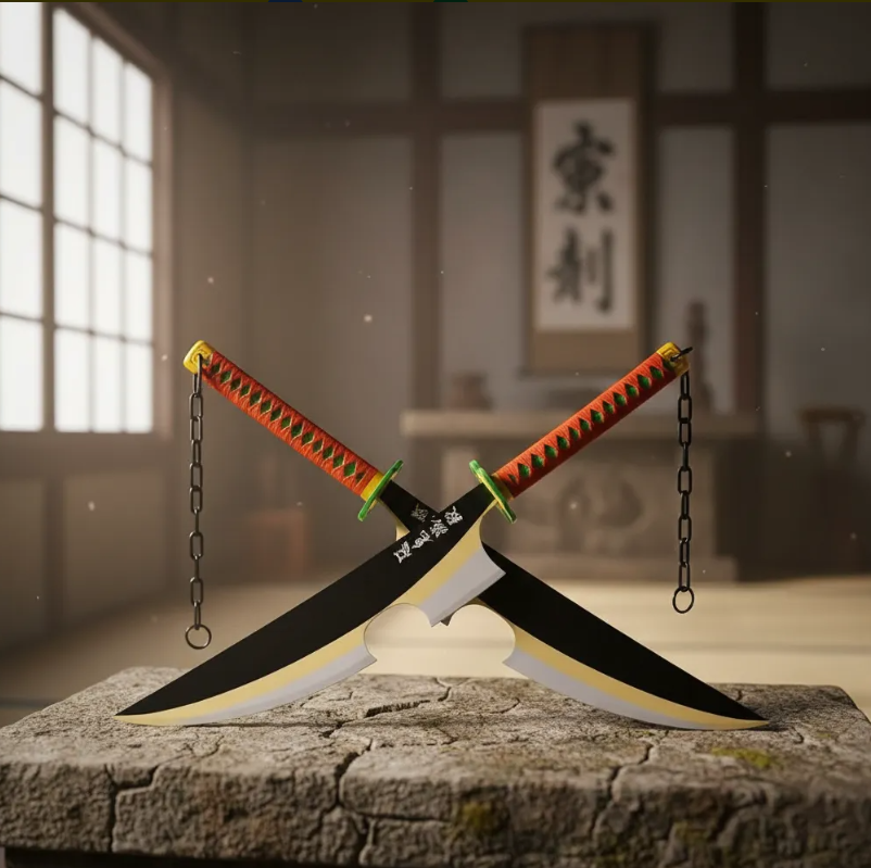Tengen Uzui Twin Katanas 80 cm Each