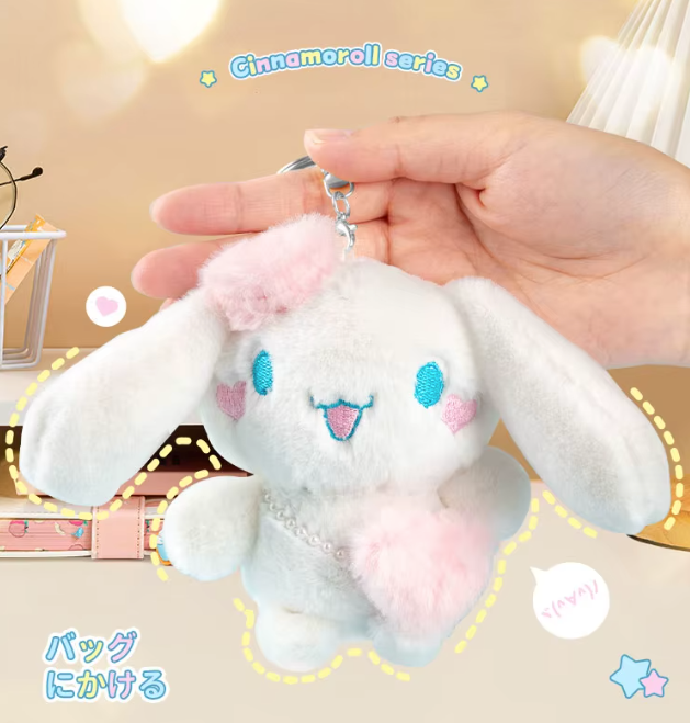 llavero cinnamoroll rosado 13cm