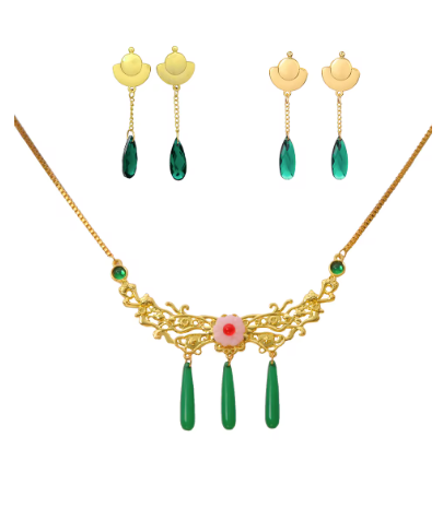 Set de Maomao La Boticaria collar + Aros