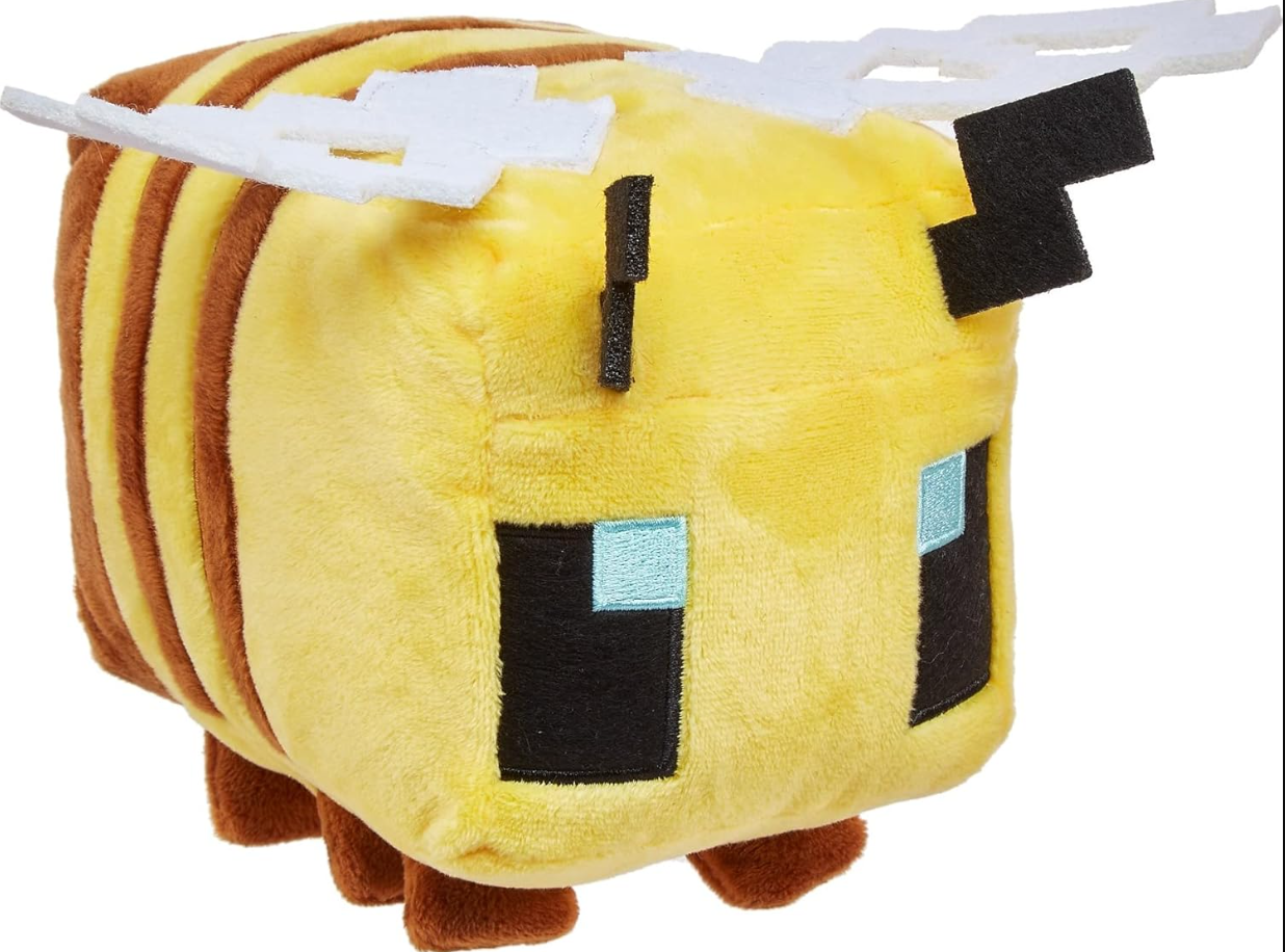 peluche abeja minecraft