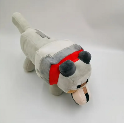 peluche lobo de minecraft