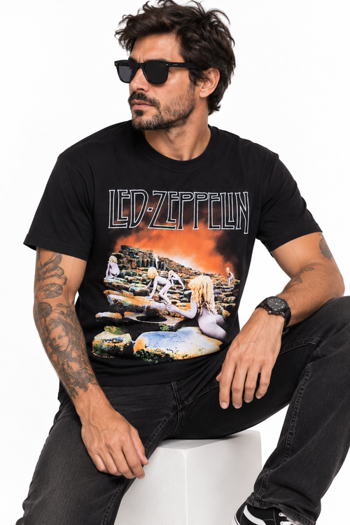 Polera Led Zeppelin Houses of the Holy