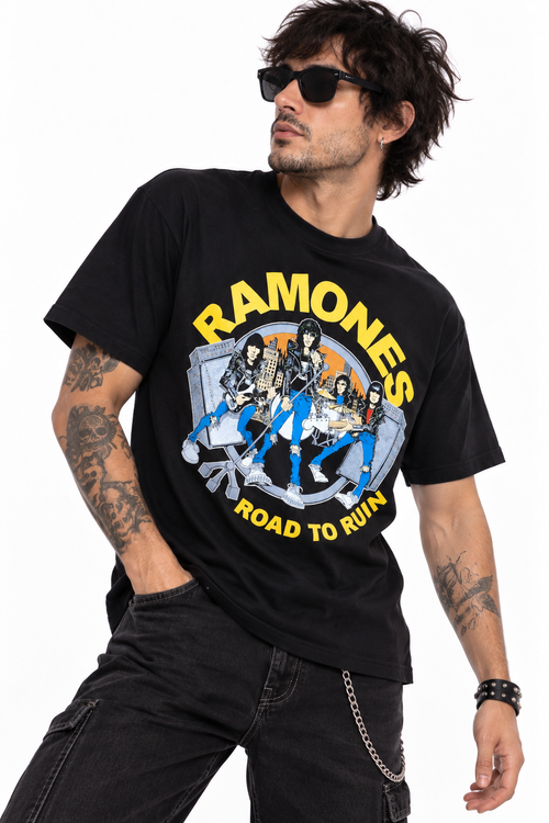 Polera Ramones Road to Ruin