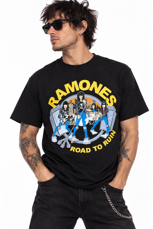 Polera Ramones Road to Ruin