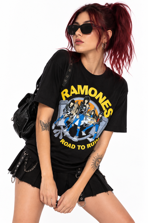 Polera Ramones Road to Ruin