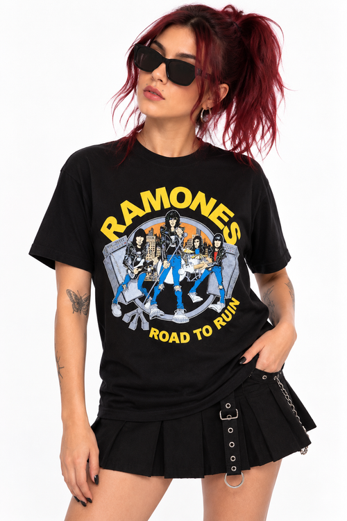 Polera Ramones Road to Ruin