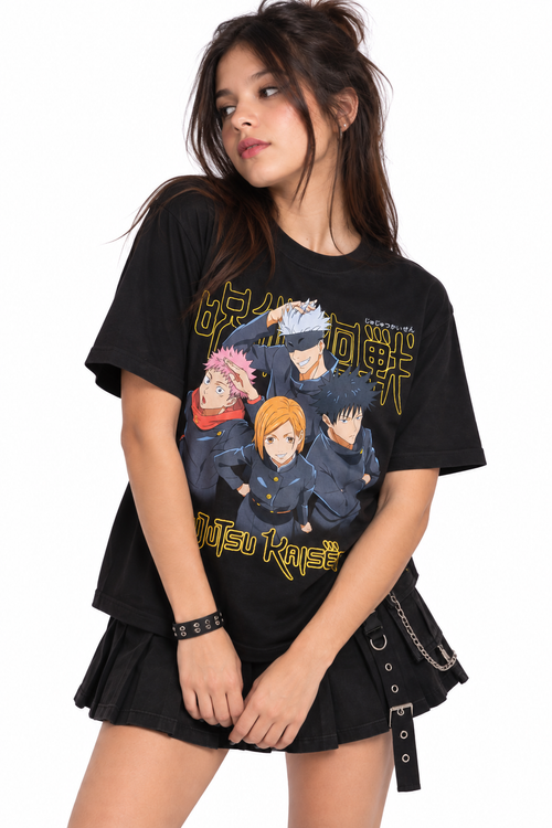 Polera Jujutsu Kaisen Equipo Gojo