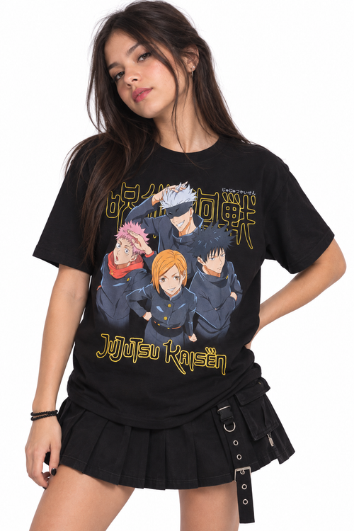 Polera Jujutsu Kaisen Equipo Gojo