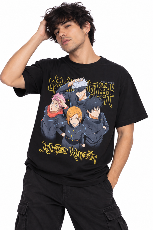 Polera Jujutsu Kaisen Equipo Gojo