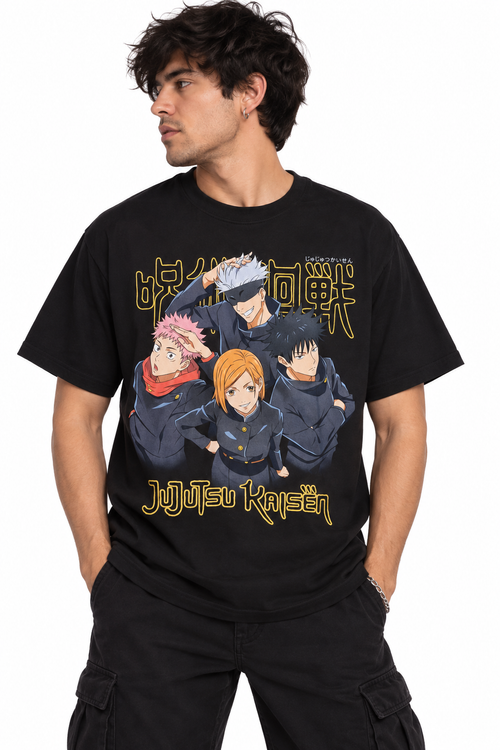 Polera Jujutsu Kaisen Equipo Gojo