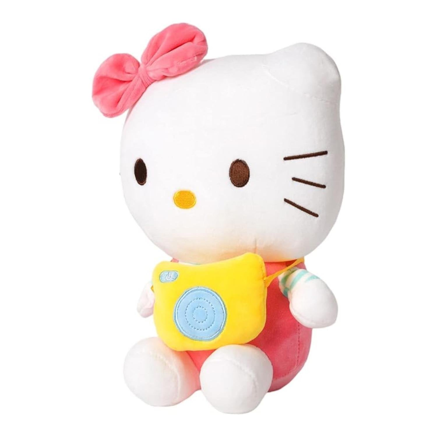 Peluche hello kitty cámara