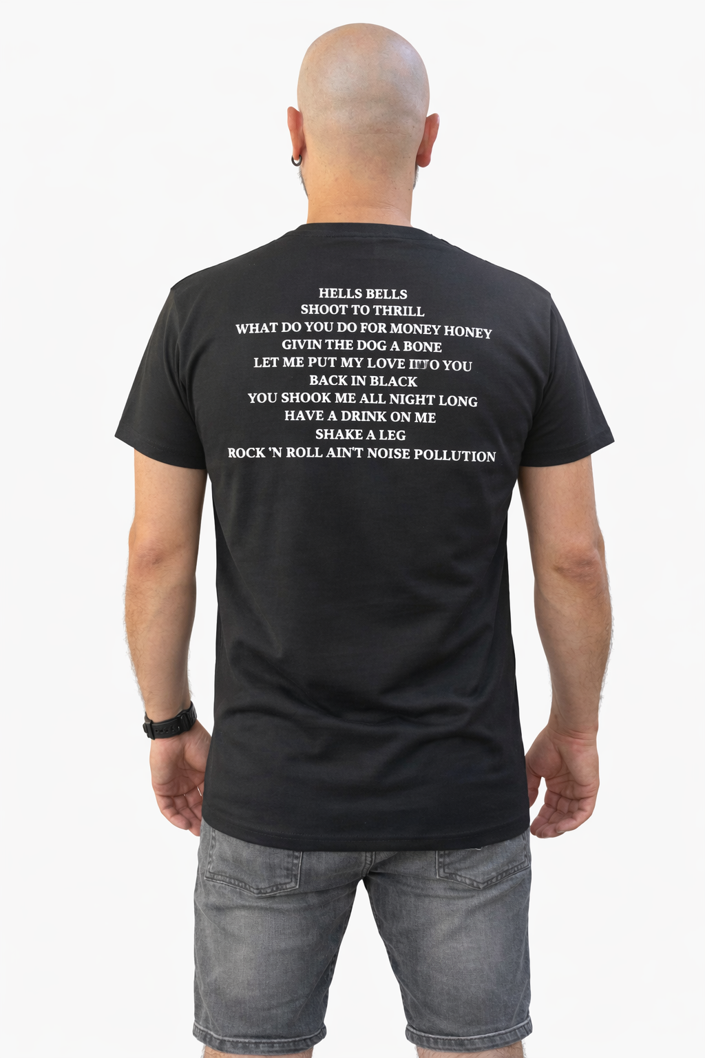 Polera Acdc Back in Black