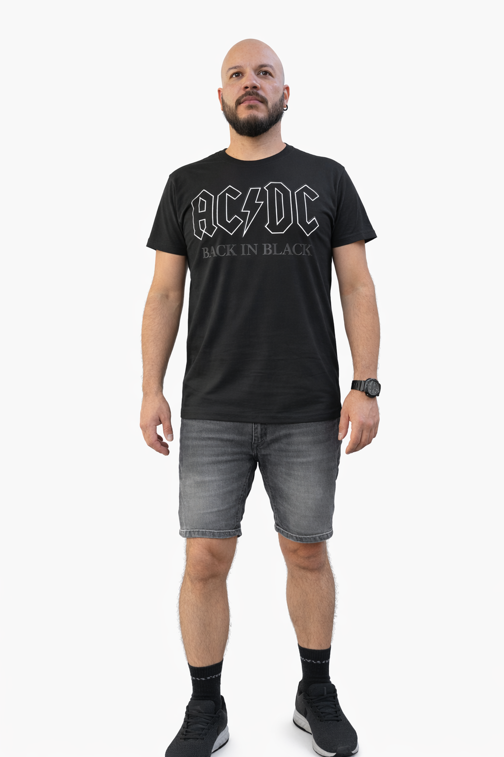 Polera Acdc Back in Black