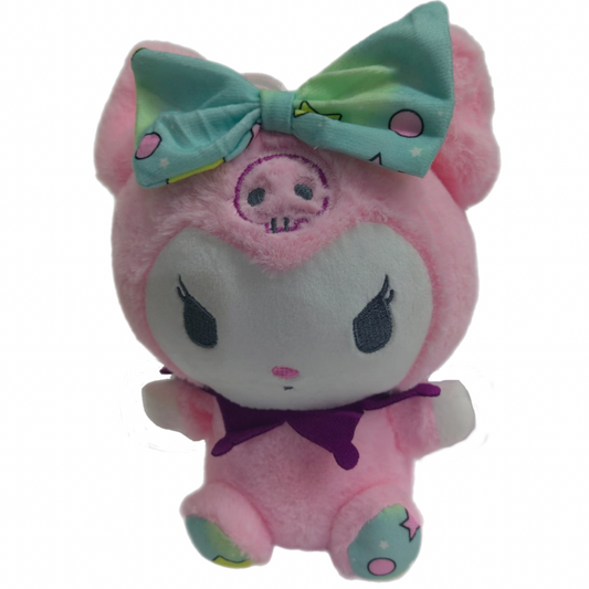 peluche kuromi rosado 22cm