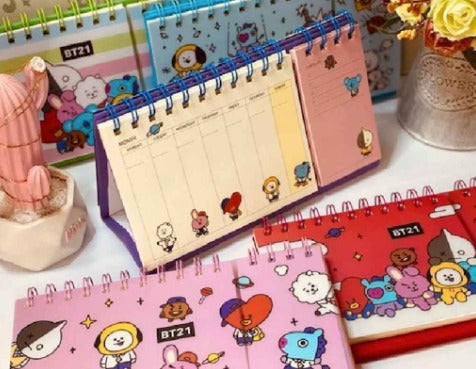 calendario organizador bts