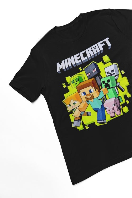 Polera Minecraft New clásica