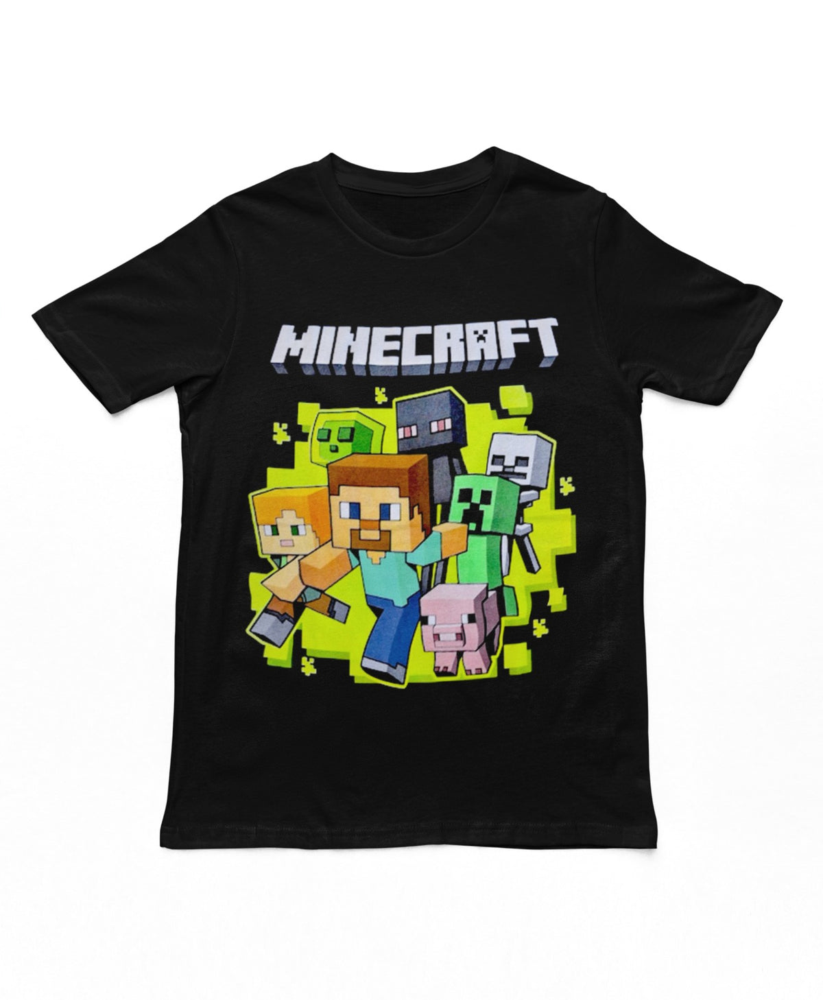 Polera Minecraft New clásica