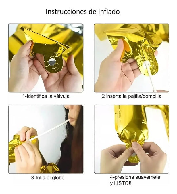 Globos de Cumpleaños 5 Pcs