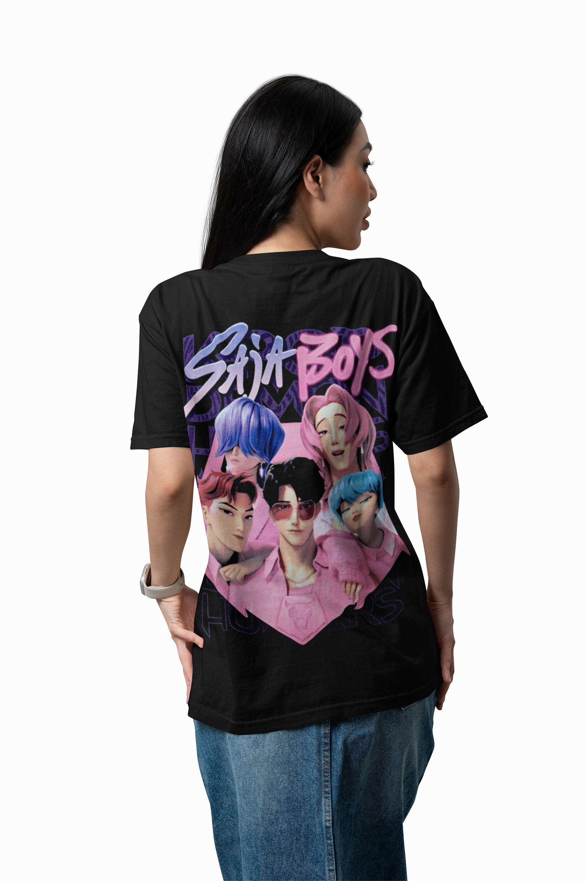 Polera Huntrix Y Saja Boys guerreras K-pop