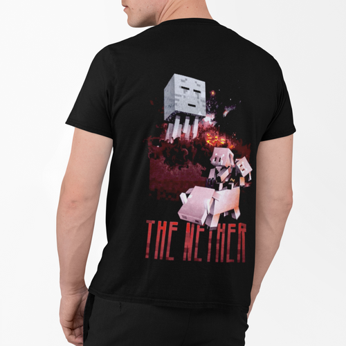 Polera Minecraft El Overworld (Mundo Superior)