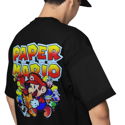 Polera Mario Paper -Adultos