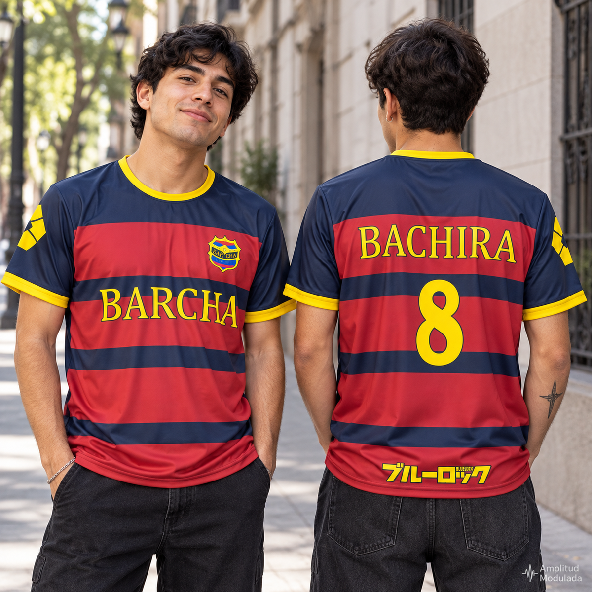 Camiseta bachira barcha mockup