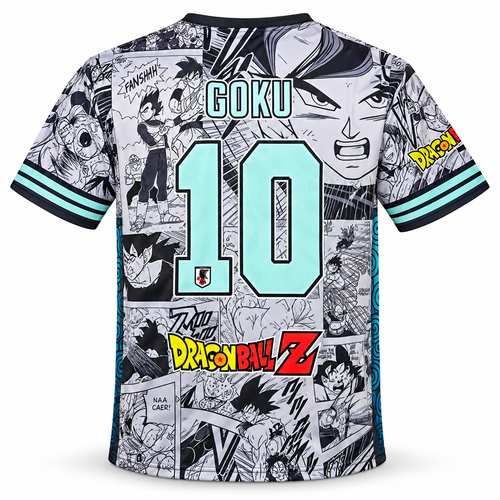 Camiseta Goku 10 collage manga, espalda