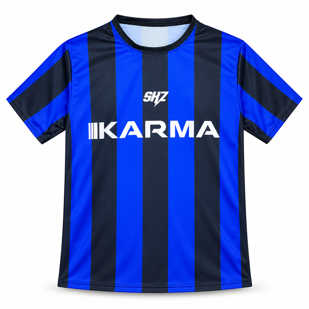 Camiseta Stray Kids Karma azul, frente