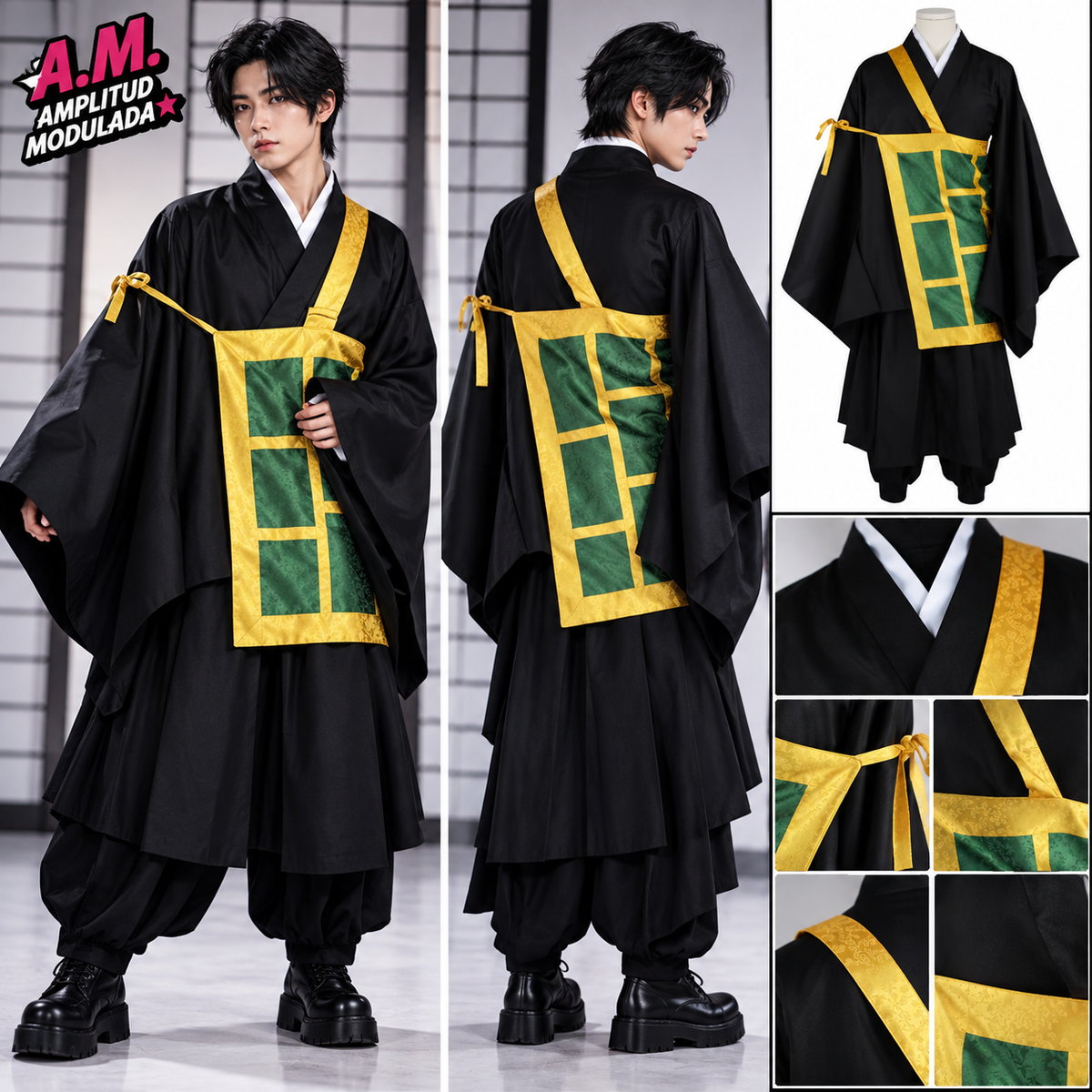 Cosplay Geto Jujutsu Kaisen vistas y detalles