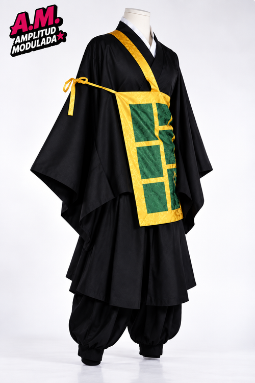 Cosplay Geto Jujutsu Kaisen vista frontal