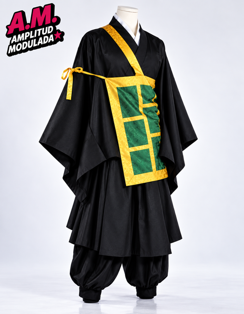 Cosplay Geto Jujutsu Kaisen detalle frontal
