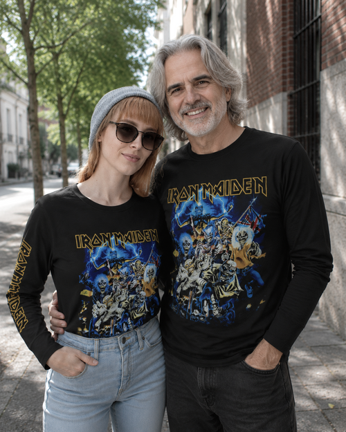 Camiseta Iron Maiden Beast Of The Beast Manga Larga