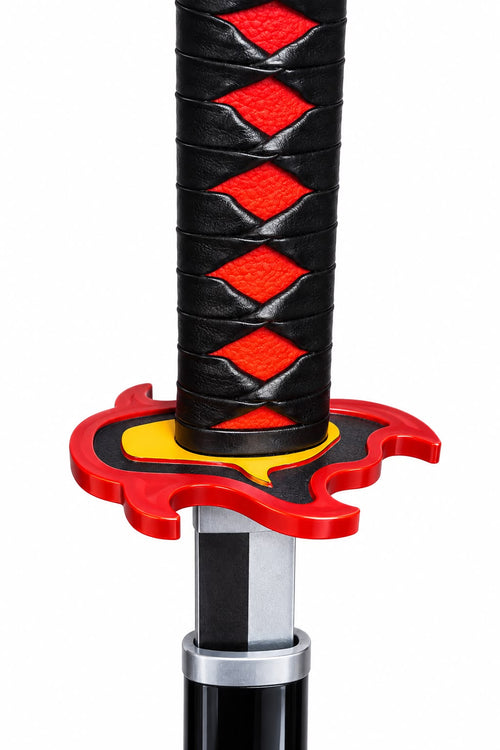 Katana Tanjiro de Fuego negro - FIRE BREATH