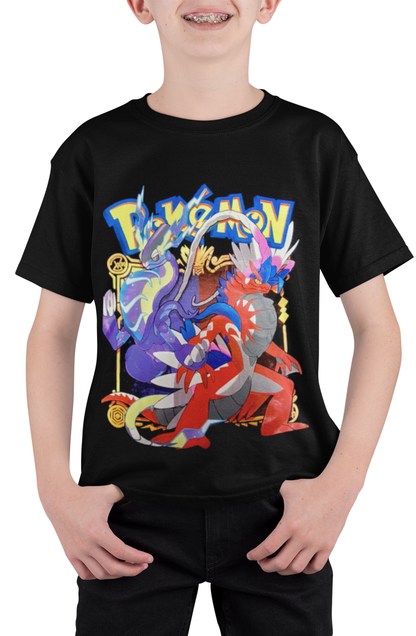 Polera Pokemon purpura Escarlata - amplitudmodulada