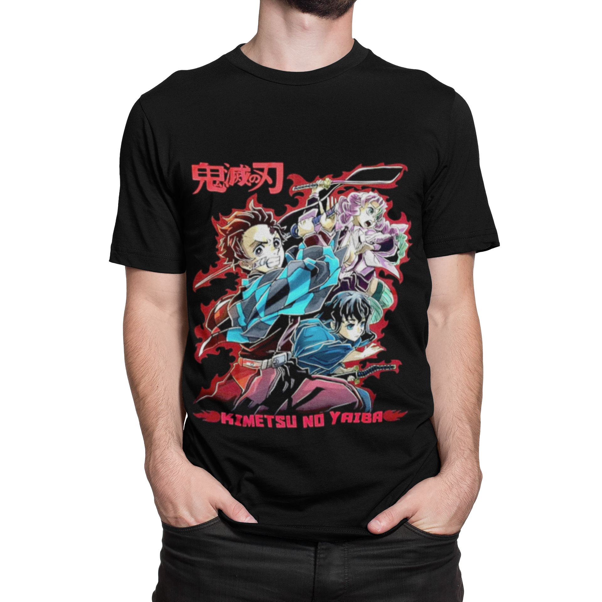 polera kimetsu no yaiba tanjiro, tokito y mitsuri