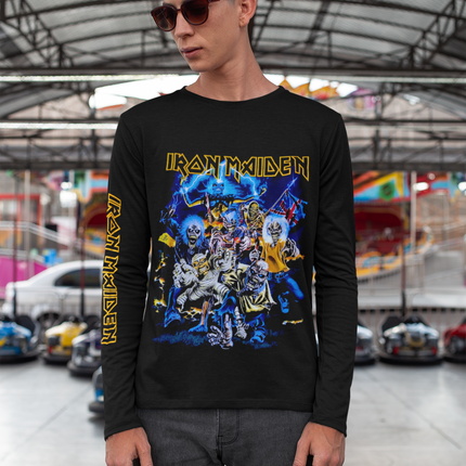 Polera Iron Maiden Beast Of The Beast Manga Larga