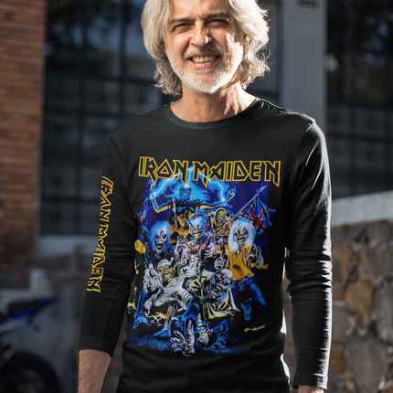 Polera Iron Maiden Beast Of The Beast Manga Larga